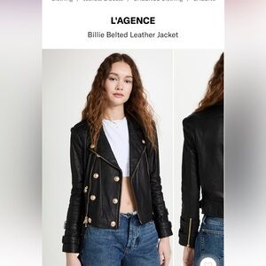 L'agence Billie Billie Leather jacket